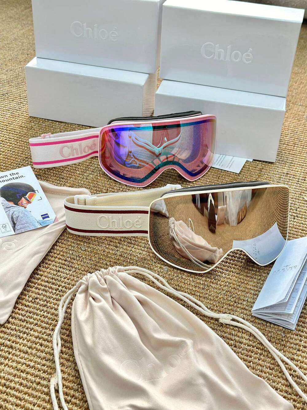 Chloé Luxury Snow Ski Goggles - Picture 5 of 8